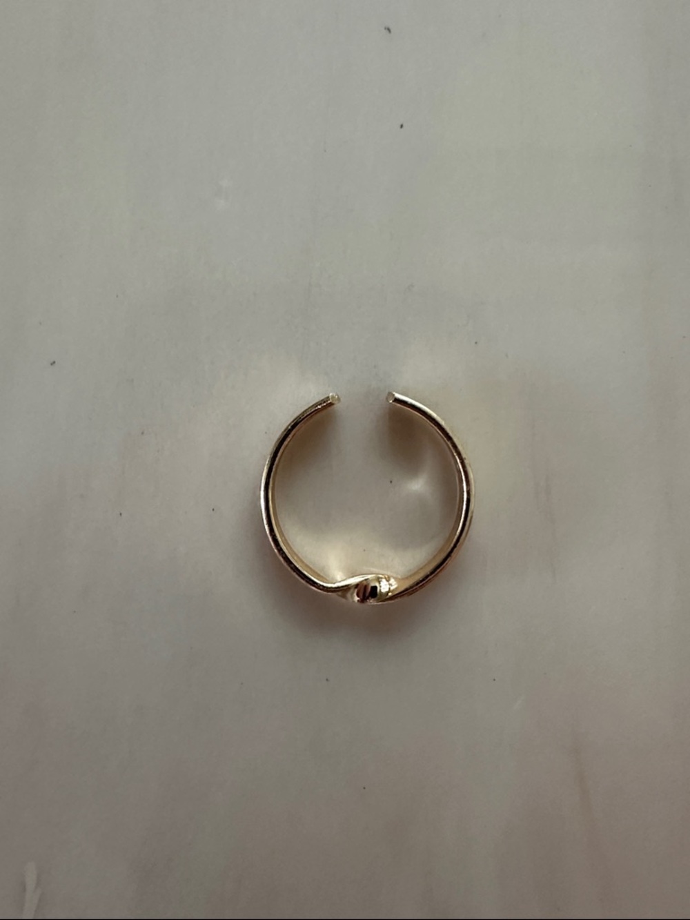 Minimalist Silver Open Band Ring - Women's Jewelry
